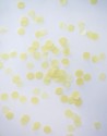 Confettis ronds papier de soie - Poussin