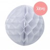 Boule alvéolée Blanche - 30cm