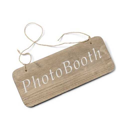 Pancartes en bois "Photobooth"