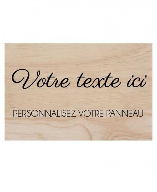 Panneau en bois...