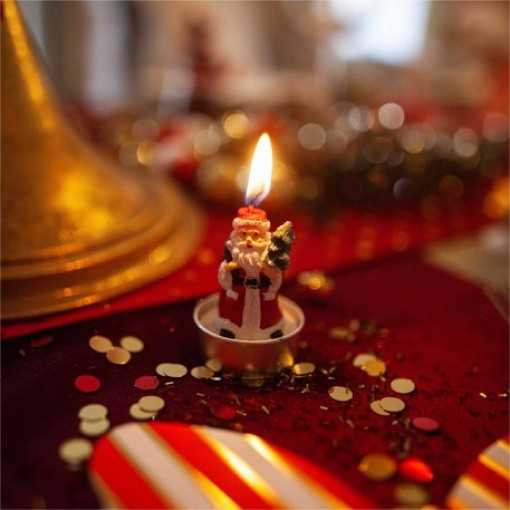 Bougie Père Noël