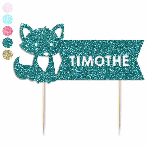 Cake topper paillettes -...