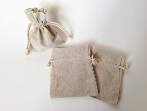Pochon cadeau petite taille en coton organique – Lynaya naturals