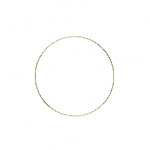 Cercle à décorer métal or -...