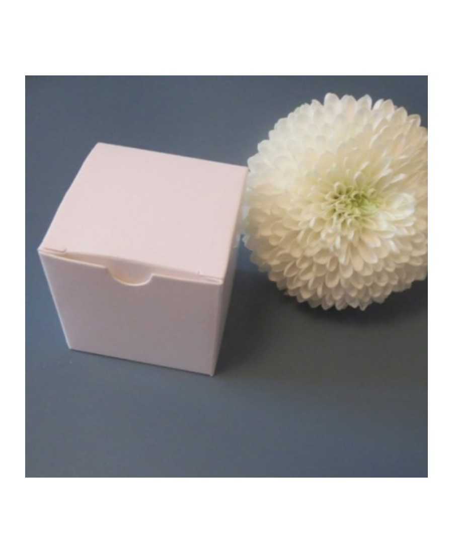 Petite boite carrée blanche - 5 x 5 x 5cm