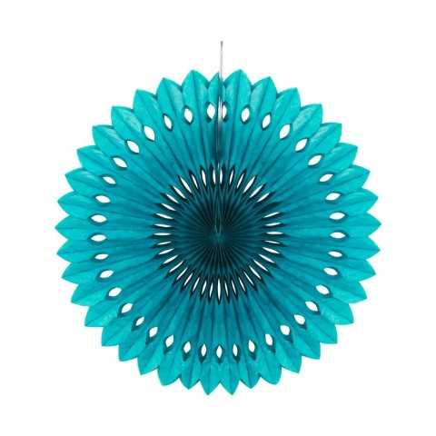 Rosace en papier vert d'eau - 50cm 