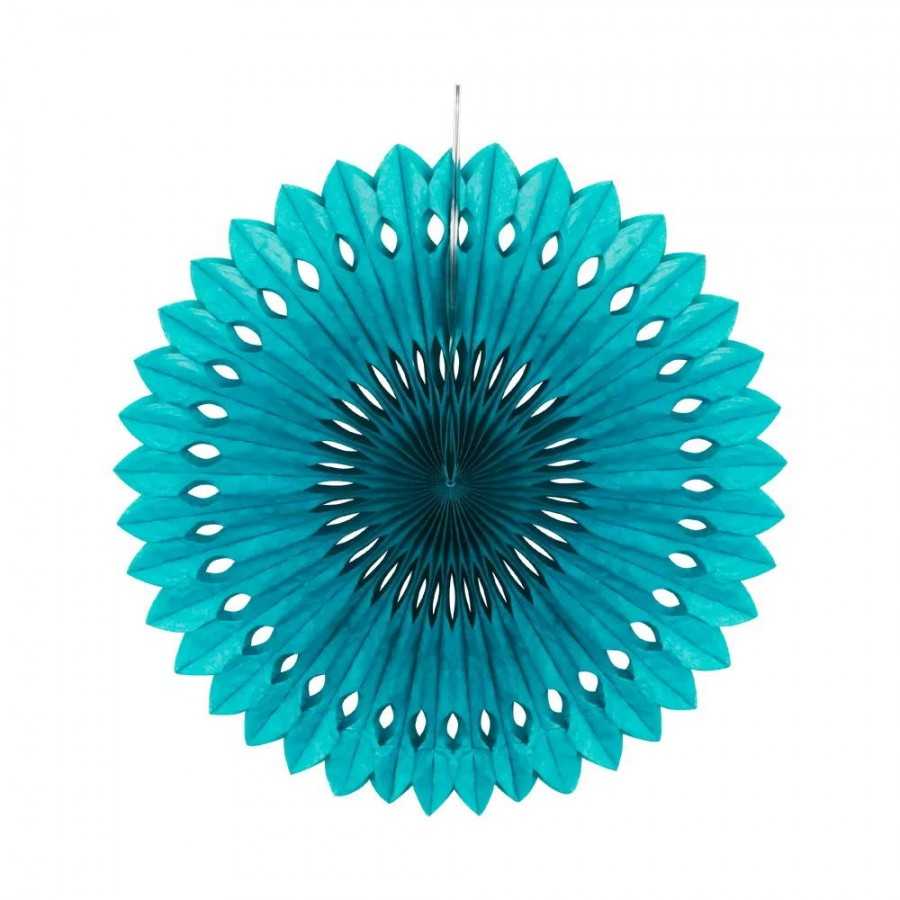 Rosace en papier vert d'eau - 50cm 