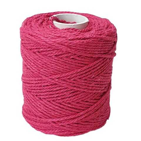 Lot De 4 Rouleaux Ficelle Coton Pour Emballage Cadeau - 100 M Chaque, 2 Mm, Couleurs Assorties - Pour DIY, Pâtisserie, Déco