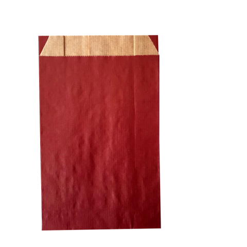 Sachet kraft couleur prune format 12x 17 cm