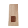 Sachet kraft alimentaire avec fenêtre