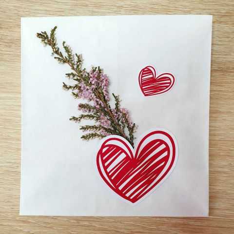 Stickers Coeurs décor romantique 20 pièces
