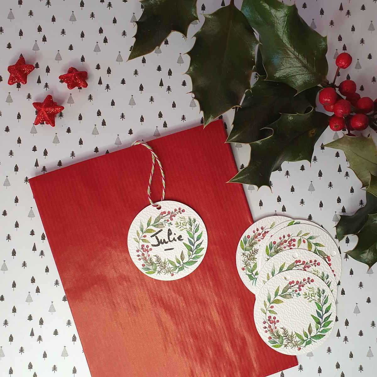 Étiquettes Cadeaux En Bois MDF - Forme Cœur Horizontale - Pour Bagages, Pots, Mariage