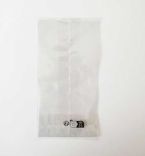 Face arrière du sachet.