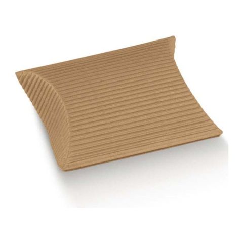 Boîte berlingot carton micro-cannelure 11 × 12 × 3,5 cm