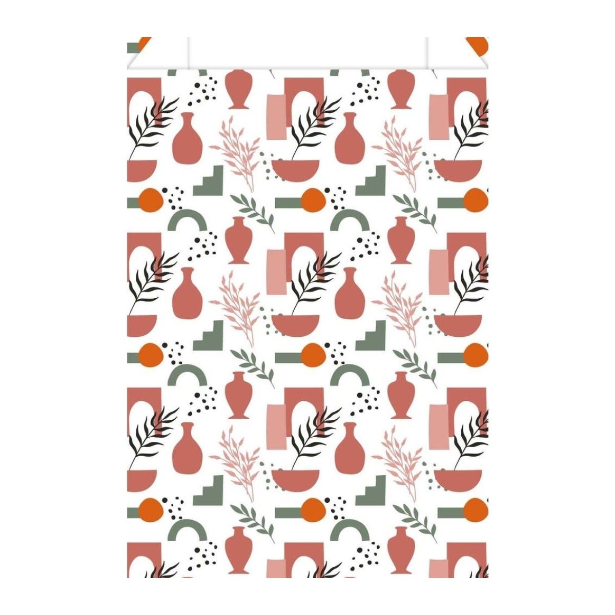 Pochette cadeau Terracotta 18 × 6 × 35 cm, papier blanc Pochette cadeau Terracotta 18 × 6 × 35 cm, papier blanc