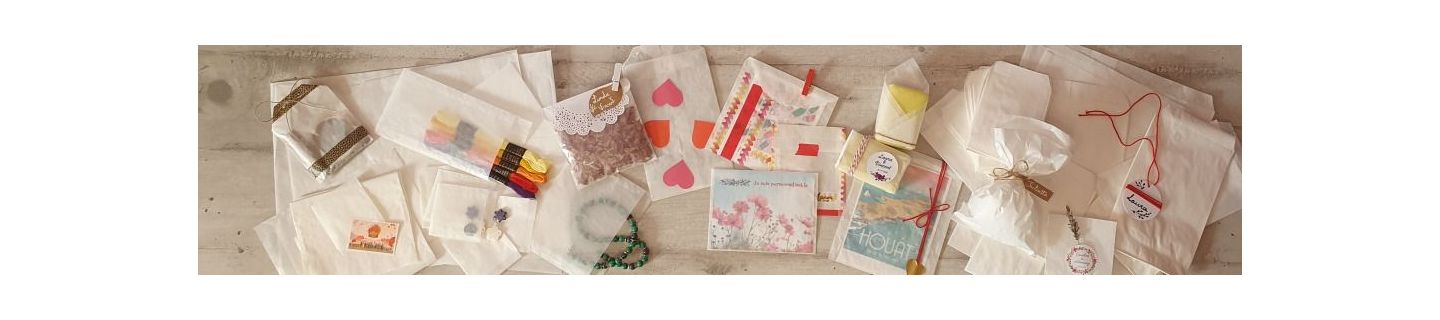 Sachets papier blancs