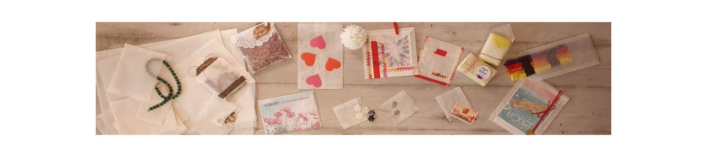 Sachets papier blancs
